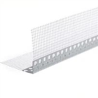 Perles d'angle en plastique pour le rendu